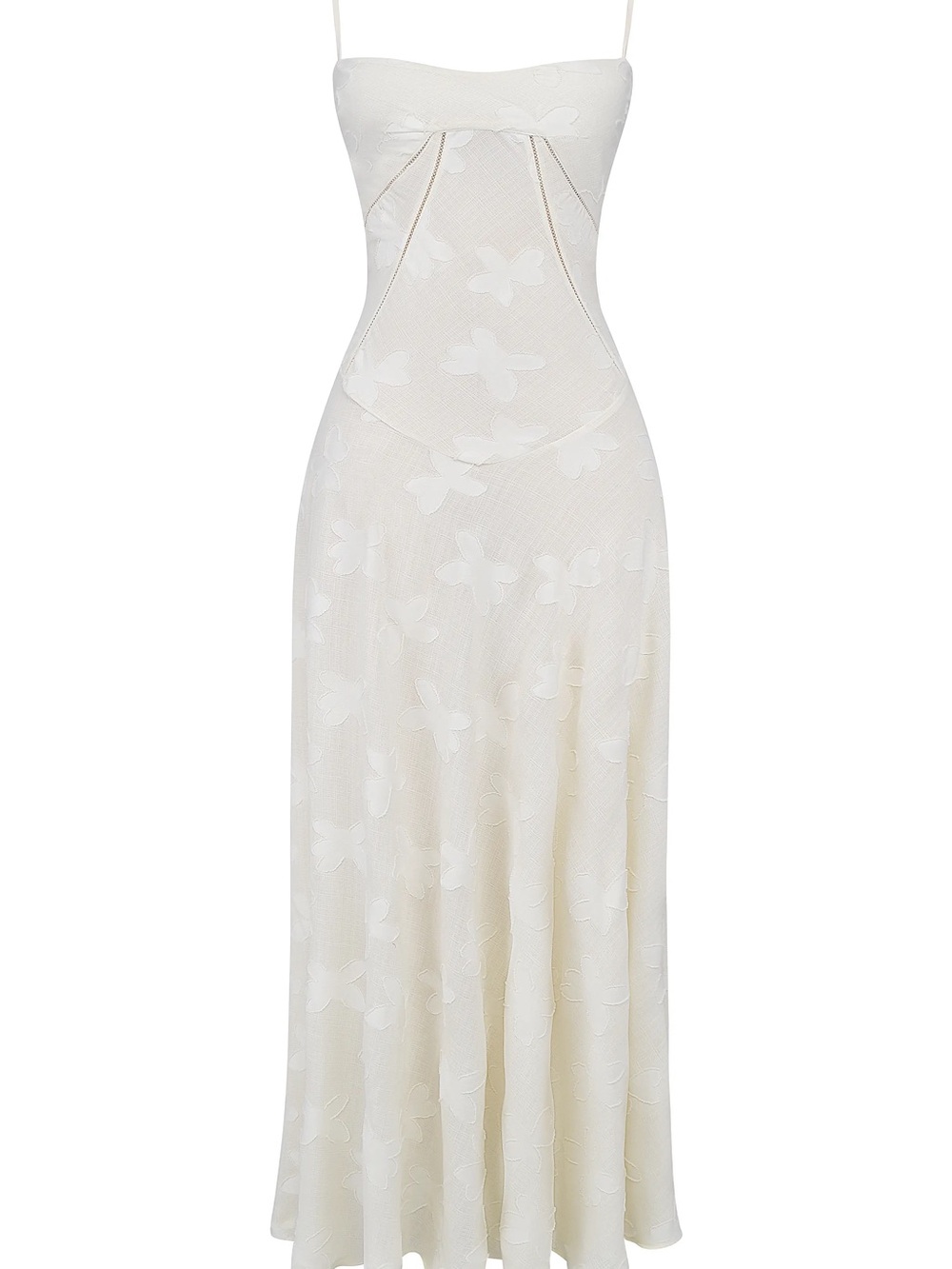 Seren Blush Sheer Lace-Up Back Gown House of CB - Picture 5 of 15